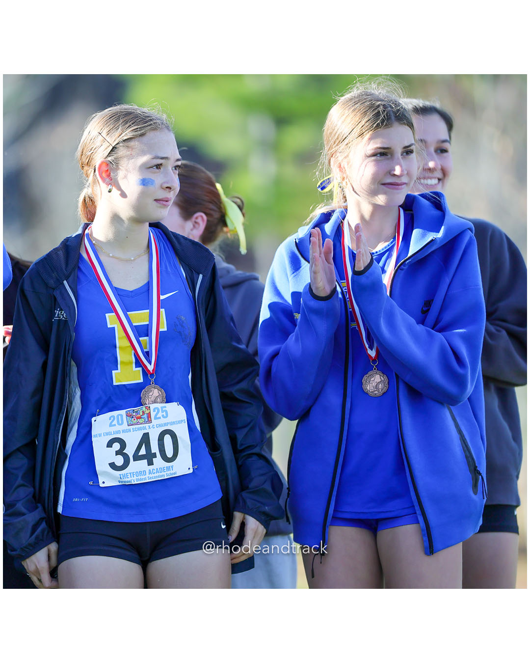 Georgia Moon, Falmouth High School, P13, 19:24.67 - Cora Wasiolek, Mercy High School, P14, 19:24.91 - New England Cross Country Championshi…